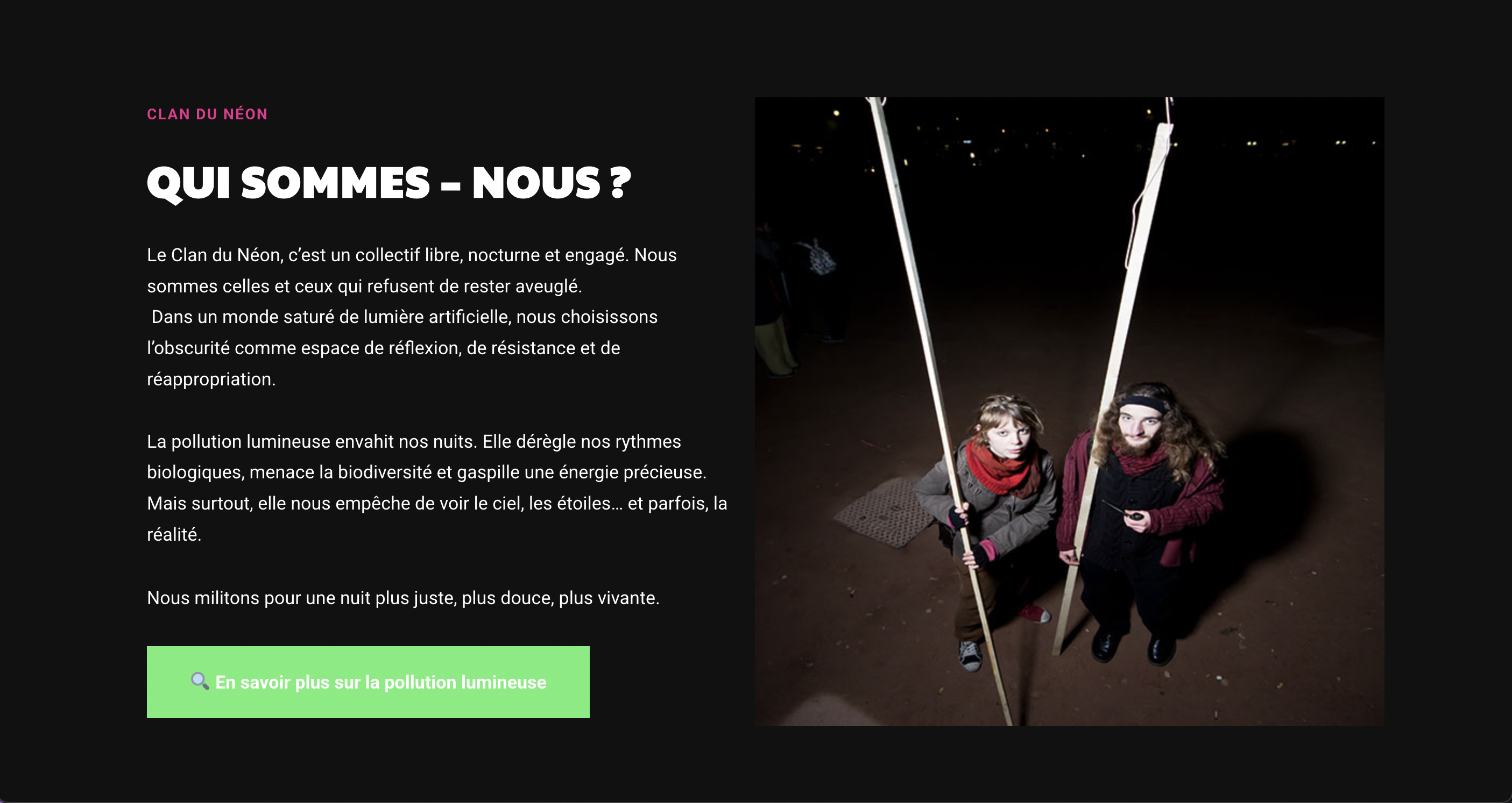 Affiche Clan du Néon